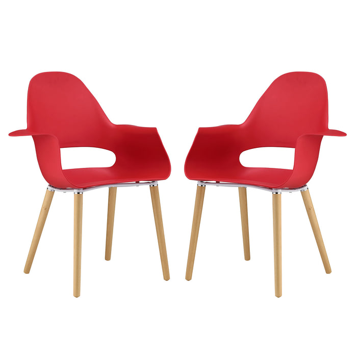Soar Dining Set Set of 2 2407-RED-SET
