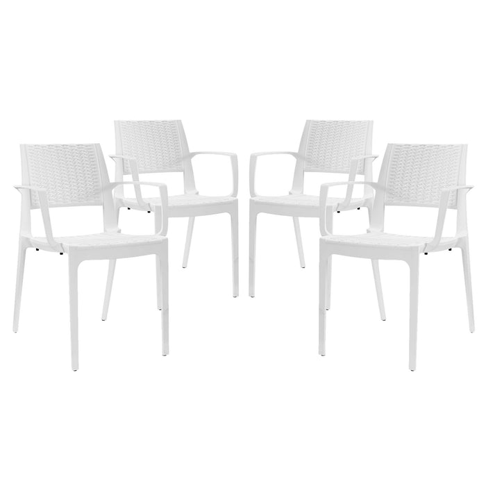 Astute Dining Set Set of 4 2414-WHI-SET