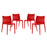 Gallant Dining Side Chair Set of 4 2421-RED-SET
