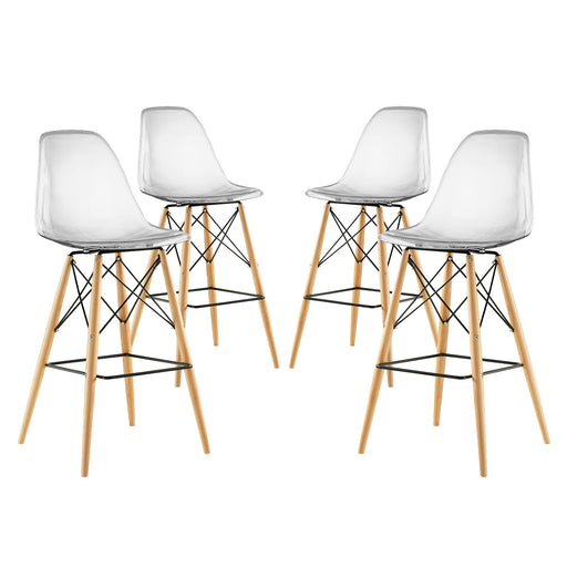 Pyramid Dining Side Bar Stool Set of 4 2423-CLSET