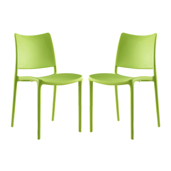 Hipster Dining Side Chair Set of 2 2424-GRN-SET