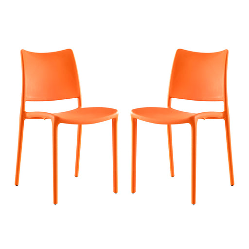 Hipster Dining Side Chair Set of 2 2424-ORA-SET