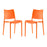 Hipster Dining Side Chair Set of 2 2424-ORA-SET