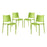 Hipster Dining Side Chair Set of 4 2425-GRN-SET