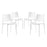 Hipster Dining Side Chair Set of 4 2425-WHI-SET