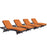 Convene Chaise Outdoor Patio Set of 4 2429-EXP-ORA-SET