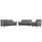 Beguile Living Room Set Upholstered Fabric Set of 3 2431-DOR-SET