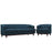Coast Living Room Set Set of 2 2450-AZU-SET
