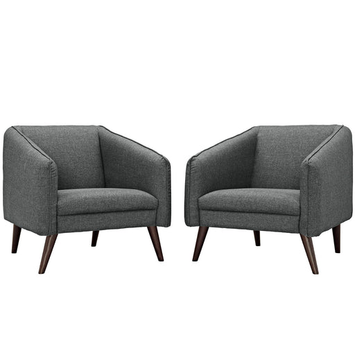 Slide Armchairs Set of 2 2452-GRY-SET