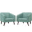 Slide Armchairs Set of 2 2452-LAG-SET