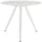 Lippa 36" Round Artificial Marble Dining Table with Tripod Base 2522-WHI