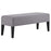 Connect Upholstered Fabric Bench 2556-LGR