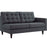 Empress Right-Facing Upholstered Fabric Loveseat 2595-DOR