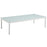 Harmony Outdoor Patio Aluminum Coffee Table 2605-WHI