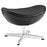 Glove Leather Ottoman 264-BLK