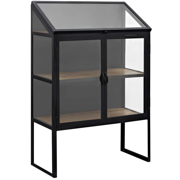 Settle Cabinet 2645-BRN