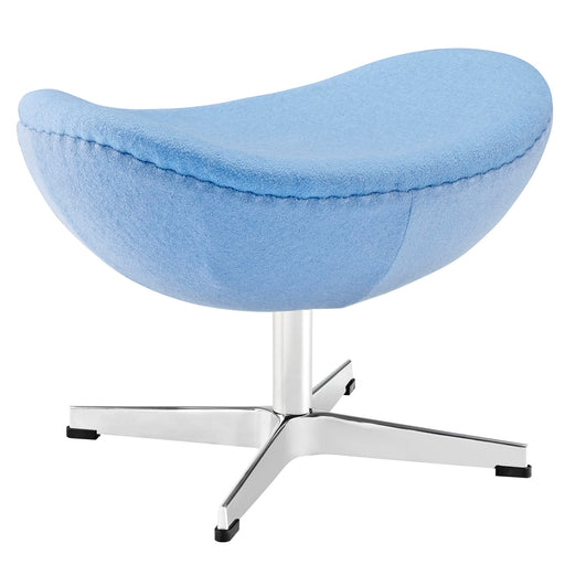 Glove Wool Ottoman 265-BBL