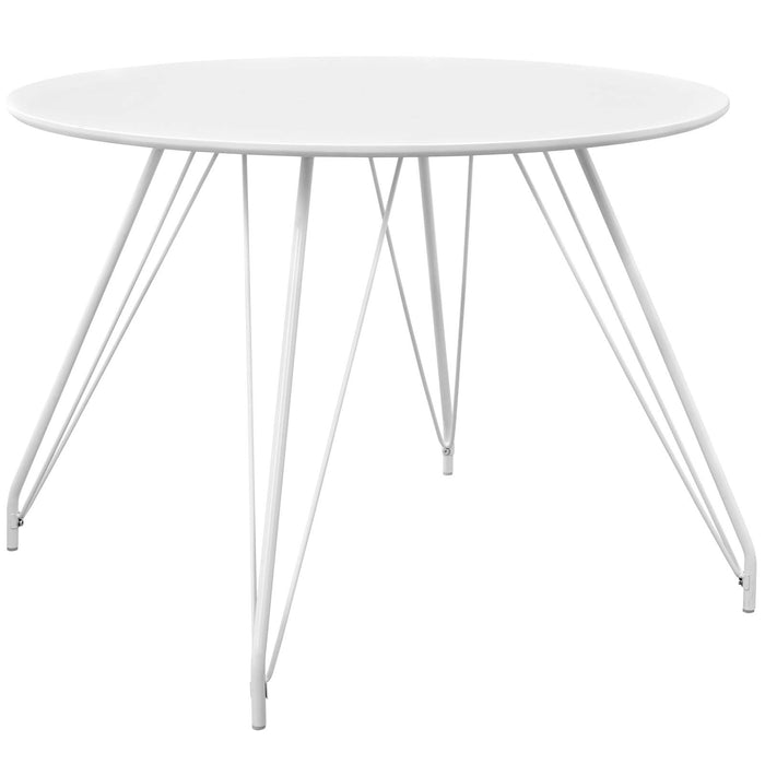 Satellite Circular Dining Table 2673-WHI-SET