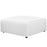 Mingle Fabric Ottoman 2726-WHI
