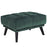 Bestow Velvet Ottoman 2735-GRN