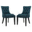 Regent Dining Side Chair Fabric Set of 2 2743-AZU-SET