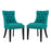 Regent Dining Side Chair Fabric Set of 2 2743-TEA-SET