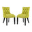 Regent Set of 2 Fabric Dining Side Chair 2743-WHE-SET