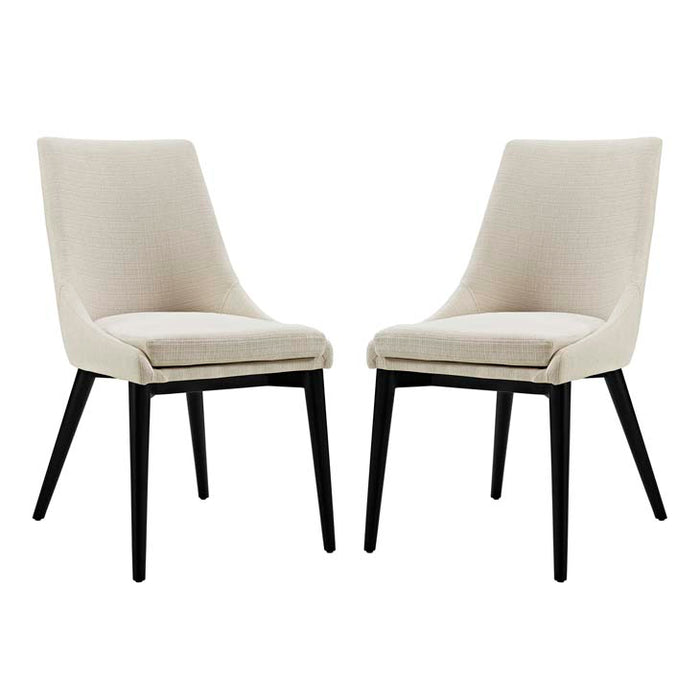 Viscount Set of 2 Fabric Dining Side Chair 2745-BEI-SET