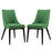 Viscount Set of 2 Fabric Dining Side Chair 2745-GRN-SET