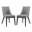 Viscount Set of 2 Fabric Dining Side Chair 2745-LGR-SET