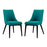 Viscount Set of 2 Fabric Dining Side Chair 2745-TEA-SET