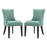 Marquis Set of 2 Fabric Dining Side Chair 2746-LAG-SET