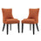 Marquis Dining Side Chair Fabric Set of 2 2746-ORA-SET