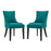 Marquis Dining Side Chair Fabric Set of 2 2746-TEA-SET