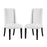 Baron Dining Chair Vinyl Set of 2 2747-WHI-SET