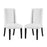 Baron Set of 2 Vinyl Dining Chair 2747-WHI-SET