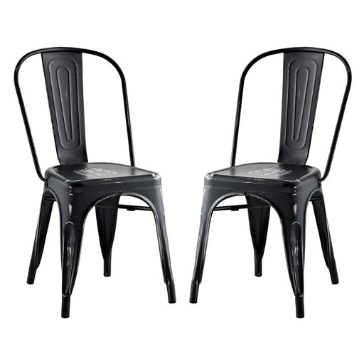 Promenade Set of 2 Dining Side Chair 2749-BLK-SET