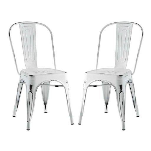 Promenade Set of 2 Dining Side Chair 2749-WHI-SET