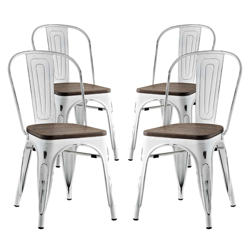 Promenade Dining Side Chair Set of 4 2752-WHI-SET