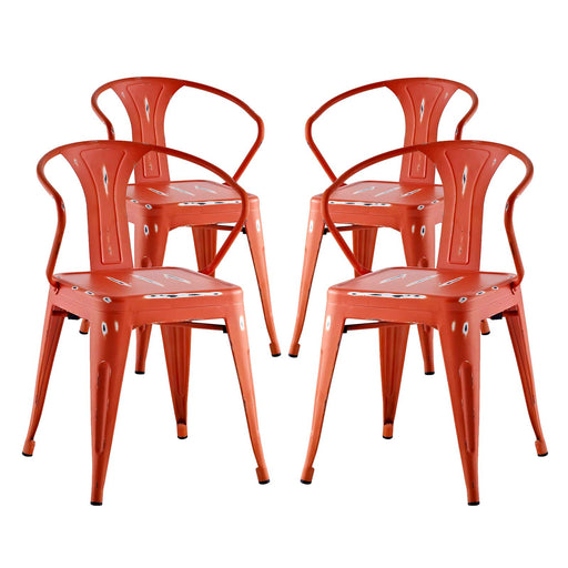 Promenade Dining Chair Set of 4 2753-RED-SET