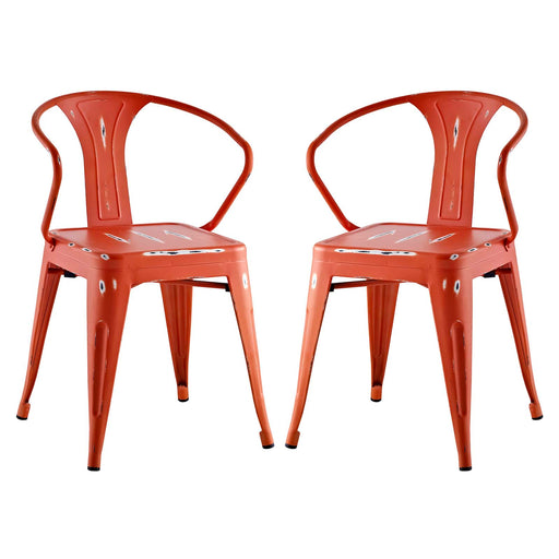 Promenade Dining Chair Set of 2 2754-RED-SET