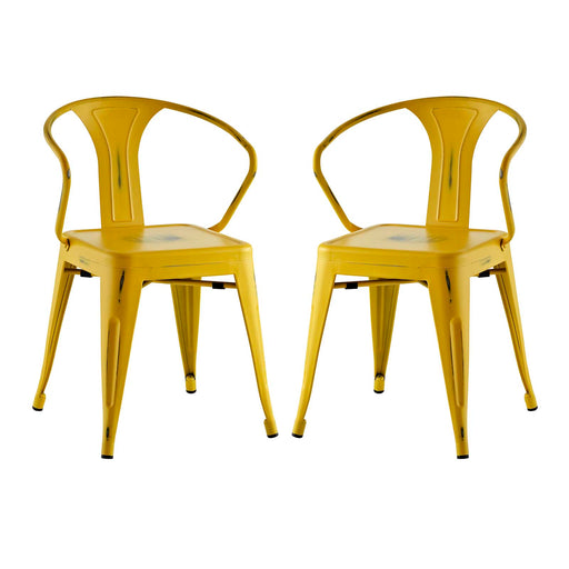 Promenade Dining Chair Set of 2 2754-YLW-SET
