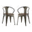 Promenade Set of 2 Bamboo Dining Chair 2755-BRN-SET