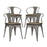 Promenade Bamboo Dining Chair Set of 4 2756-GME-SET