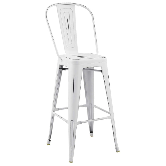 Promenade Metal Bar Side Stool 2815-WHI