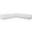 Mingle 7 Piece Upholstered Fabric Sectional Sofa Set 2841-WHI