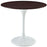 Lippa 36" Round Walnut Dining Table 524-WHI