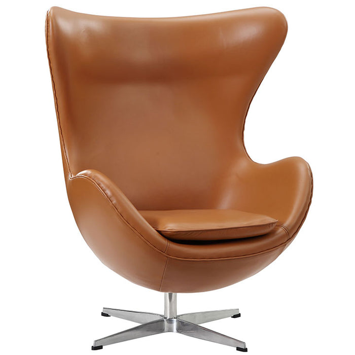 Glove Leather Lounge Chair 528-TER