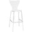 Ernie Wood Bar Stool 538-WHI