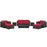 Venice 8 Piece Outdoor Patio Sofa Set 610-EXP-RED-SET